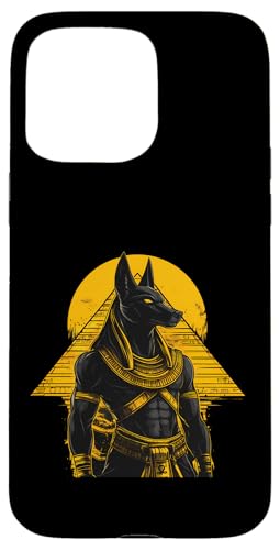 Ägyptologie Ägypten Mythologie Altes Ägypten Anubis Ägyptischer Gott Hülle für iPhone 15 Pro Max von Ancient Egyptian Gods Mythology