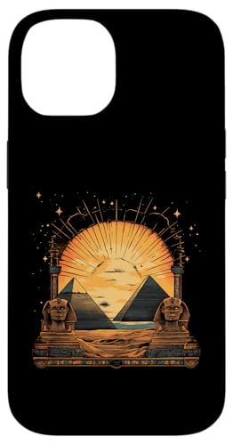 Alte Ägypten Pyramide Sphinx Tutanchamun Ägypten Mythologie Hülle für iPhone 14 von Ancient Egyptian Gods Mythology