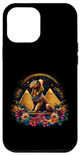 Alte Ägypten Sphinx Pyramide Floral Tutanchamun Ägyptischer Gott Hülle für iPhone 12 Pro Max von Ancient Egyptian Gods Mythology