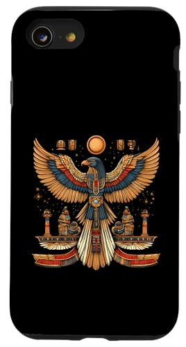 Altes Ägypten Falke Ägypten Mythologie Ägyptologie Ägyptischer Gott Hülle für iPhone SE (2020) / 7 / 8 von Ancient Egyptian Gods Mythology