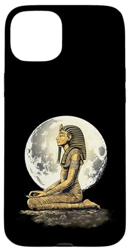 Altes Ägypten Mond meditieren ägyptischen Gott Tutanchamun Hülle für iPhone 15 Plus von Ancient Egyptian Gods Mythology