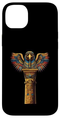 Altes Ägypten Säule Säule Falke Ägyptischer Gott Ägyptologie Hülle für iPhone 14 Plus von Ancient Egyptian Gods Mythology