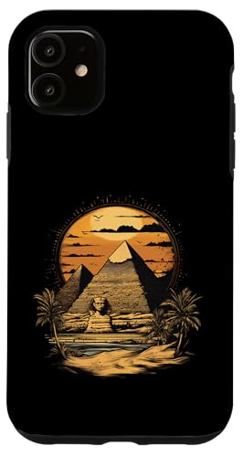 Altes Ägypten Sonnenuntergang Tutanchamun Ägyptologie Ägyptischer Gott Hülle für iPhone 11 von Ancient Egyptian Gods Mythology