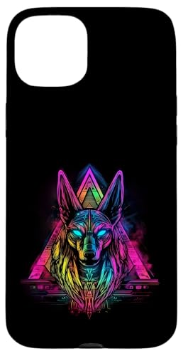 Altes Ägypten Tutanchamun Anubis Pyramide Ägypten Mythologie Hülle für iPhone 15 Plus von Ancient Egyptian Gods Mythology