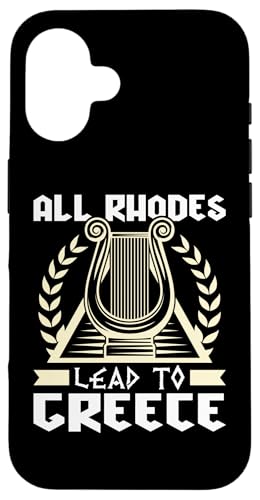 Griechische Mythologie: Alle Rhodos führen nach Griechenland Hülle für iPhone 16 von Ancient Greece And Greek Gods Designs