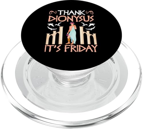 Griechische Mythologie: Danke Dionysus It's Friday PopSockets PopGrip für MagSafe Griechische Mythologie: Danke Dionysus It's Friday PopSockets PopGrip für MagSafe von Ancient Greece And Greek Gods Designs