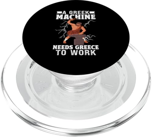 Griechische Mythologie: Eine griechische Maschine braucht Griechenland zum Arbeiten PopSockets PopGrip für MagSafe Griechische Mythologie: Eine griechische Maschine braucht Griechenland zum Arbeiten PopSockets PopGrip für MagSafe von Ancient Greece And Greek Gods Designs