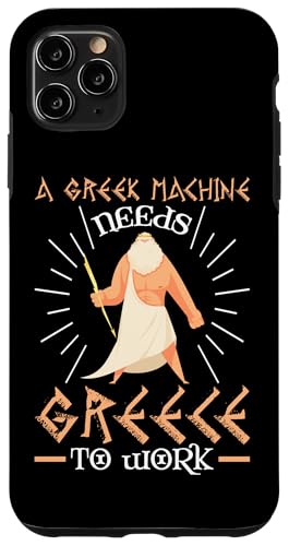 Griechische Mythologie: Eine griechische Maschine braucht Griechenland zur Arbeit Hülle für iPhone 11 Pro Max Griechische Mythologie: Eine griechische Maschine braucht Griechenland zur Arbeit Hülle für iPhone 11 Pro Max von Ancient Greece And Greek Gods Designs