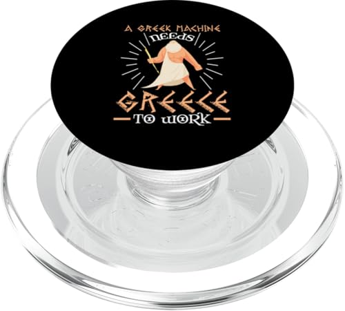 Griechische Mythologie: Eine griechische Maschine braucht Griechenland zur Arbeit PopSockets PopGrip für MagSafe Griechische Mythologie: Eine griechische Maschine braucht Griechenland zur Arbeit PopSockets PopGrip für MagSafe von Ancient Greece And Greek Gods Designs