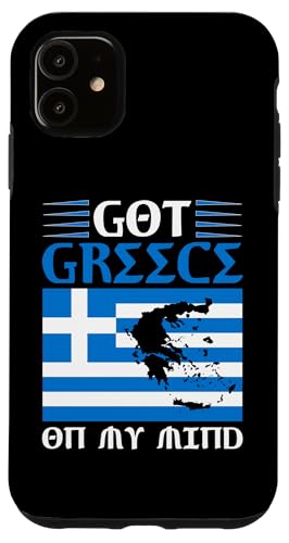 Griechische Mythologie: Got Greece On My Mind Hülle für iPhone 11 von Ancient Greece And Greek Gods Designs