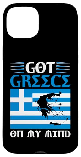 Griechische Mythologie: Got Greece On My Mind Hülle für iPhone 15 Plus von Ancient Greece And Greek Gods Designs