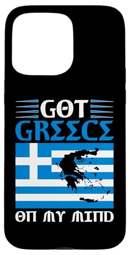Griechische Mythologie: Got Greece On My Mind Hülle für iPhone 15 Pro Max von Ancient Greece And Greek Gods Designs