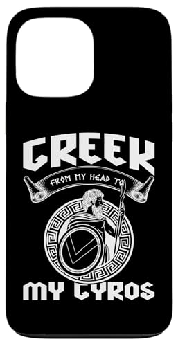 Griechische Mythologie: Griechisch von meinem Kopf zu meinem Gyros Hülle für iPhone 13 Pro Max Griechische Mythologie: Griechisch von meinem Kopf zu meinem Gyros Hülle für iPhone 13 Pro Max von Ancient Greece And Greek Gods Designs