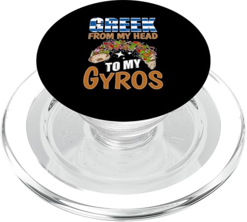 Griechische Mythologie: Griechisch von meinem Kopf zu meinem Gyros PopSockets PopGrip für MagSafe Griechische Mythologie: Griechisch von meinem Kopf zu meinem Gyros PopSockets PopGrip für MagSafe von Ancient Greece And Greek Gods Designs