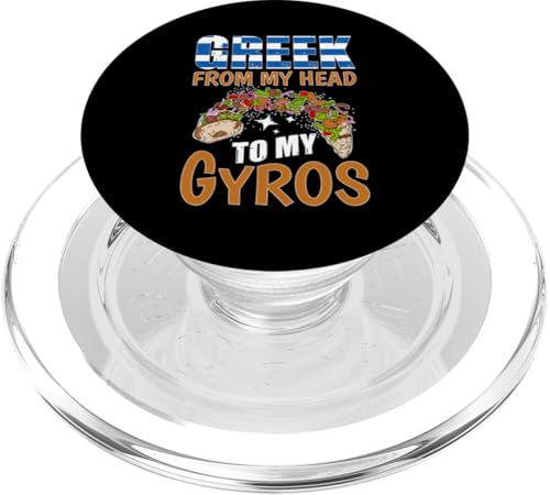 Griechische Mythologie: Griechisch von meinem Kopf zu meinem Gyros PopSockets PopGrip für MagSafe von Ancient Greece And Greek Gods Designs