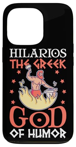 Griechische Mythologie: Hilarios - Der griechische Gott des Humors Hülle für iPhone 13 Pro von Ancient Greece And Greek Gods Designs