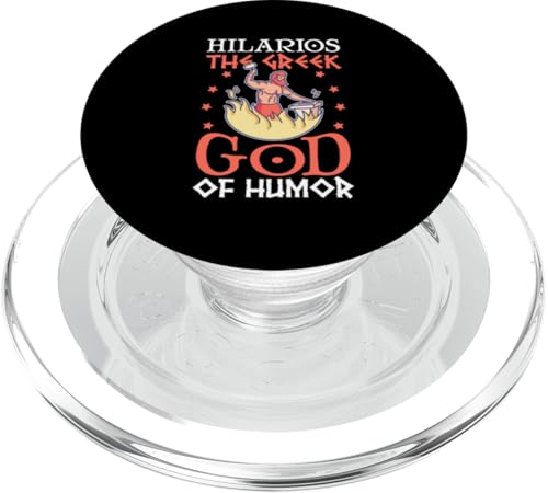 Griechische Mythologie: Hilarios - Der griechische Gott des Humors PopSockets PopGrip für MagSafe von Ancient Greece And Greek Gods Designs