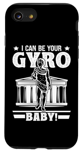 Griechische Mythologie: I Can Be Your Gyro, Baby! Hülle für iPhone SE (2020) / 7 / 8 von Ancient Greece And Greek Gods Designs