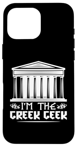 Griechische Mythologie: Ich bin der griechische Geek Hülle für iPhone 16 Pro Max Griechische Mythologie: Ich bin der griechische Geek Hülle für iPhone 16 Pro Max von Ancient Greece And Greek Gods Designs