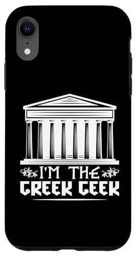 Griechische Mythologie: Ich bin der griechische Geek Hülle für iPhone XR von Ancient Greece And Greek Gods Designs