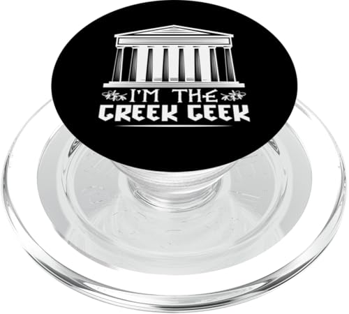 Griechische Mythologie: Ich bin der griechische Geek PopSockets PopGrip für MagSafe Griechische Mythologie: Ich bin der griechische Geek PopSockets PopGrip für MagSafe von Ancient Greece And Greek Gods Designs