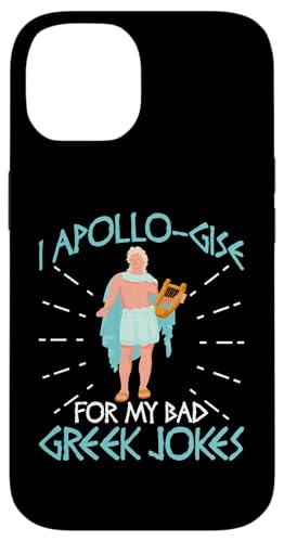 Griechische Mythologie: Ich entschuldige mich für meine schlechten griechischen Witze Hülle für iPhone 14 von Ancient Greece And Greek Gods Designs