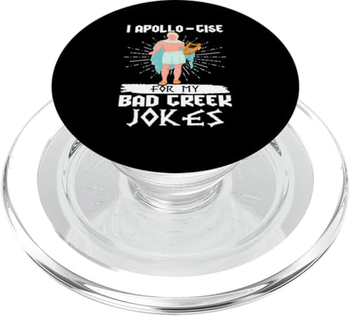 Griechische Mythologie: Ich entschuldige mich für meine schlechten griechischen Witze PopSockets PopGrip für MagSafe Griechische Mythologie: Ich entschuldige mich für meine schlechten griechischen Witze PopSockets PopGrip für MagSafe von Ancient Greece And Greek Gods Designs