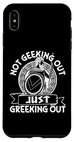 Griechische Mythologie: Not Geeking Out, Just Greeking Out Hülle für iPhone XS Max Griechische Mythologie: Not Geeking Out, Just Greeking Out Hülle für iPhone XS Max von Ancient Greece And Greek Gods Designs