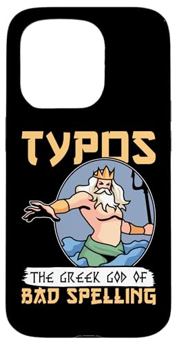 Griechische Mythologie: Tippfehler - Der griechische Gott der schlechten Rechtschreibung Hülle für iPhone 15 Pro Griechische Mythologie: Tippfehler - Der griechische Gott der schlechten Rechtschreibung Hülle für iPhone 15 Pro von Ancient Greece And Greek Gods Designs