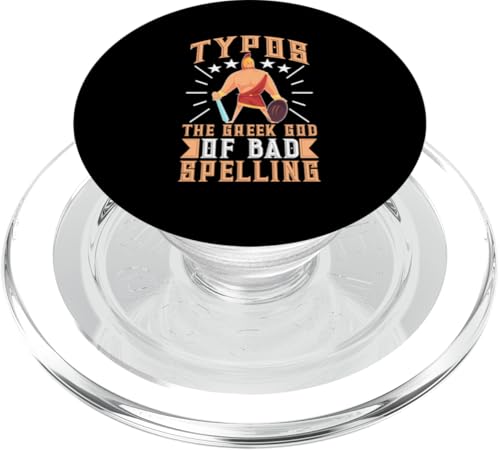 Griechische Mythologie: Tippfehler - Der griechische Gott der schlechten Rechtschreibung PopSockets PopGrip für MagSafe Griechische Mythologie: Tippfehler - Der griechische Gott der schlechten Rechtschreibung PopSockets PopGrip für MagSafe von Ancient Greece And Greek Gods Designs