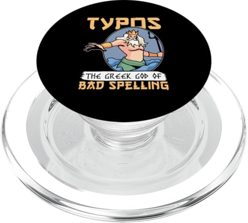Griechische Mythologie: Tippfehler - Der griechische Gott der schlechten Rechtschreibung PopSockets PopGrip für MagSafe Griechische Mythologie: Tippfehler - Der griechische Gott der schlechten Rechtschreibung PopSockets PopGrip für MagSafe von Ancient Greece And Greek Gods Designs