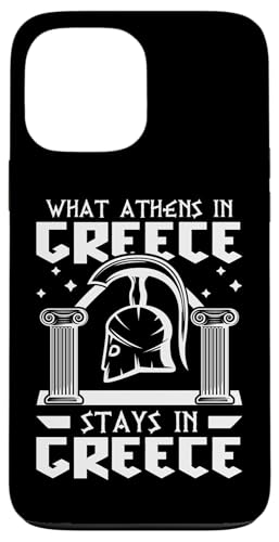 Griechische Mythologie: Was Athen in Griechenland bleibt, bleibt in Griechenland Hülle für iPhone 13 Pro Max Griechische Mythologie: Was Athen in Griechenland bleibt, bleibt in Griechenland Hülle für iPhone 13 Pro Max von Ancient Greece And Greek Gods Designs