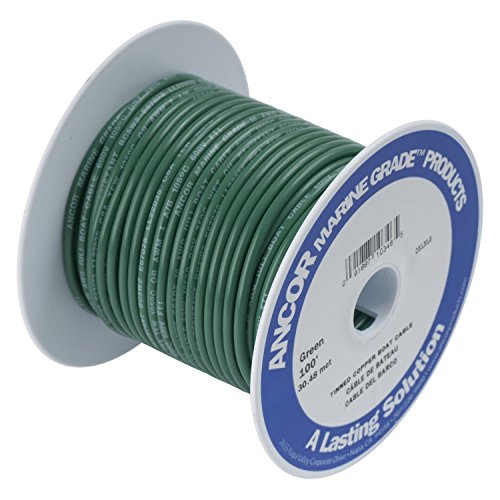 Ancor 112375 Batteriekabel aus verzinntem Kupfer, Marinequalität, 6 Gauge, Grün, 250 m Ancor 112375 Batteriekabel aus verzinntem Kupfer, Marinequalität, 6 Gauge, Grün, 250 m von Ancor