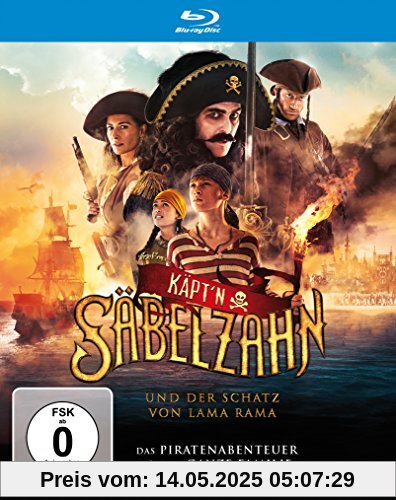 Käpt'n Säbelzahn und der Schatz von Lama Rama [Blu-ray] von Andersen, John Andreas