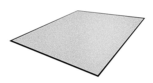 Andersen 1959024 Classic Impressions Solid Nylon Faser Innenraum Bodenmatte, Nitrilgummirücken, 830 g/sq. m, 60 cm Breite x 85 cm Länge, Hellgrau von Andersen
