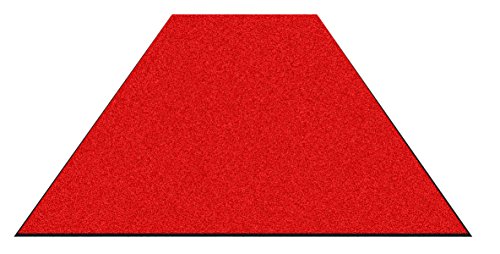 Andersen 445310585115 Colorstar Nylon Faser Innenraum Bodenmatte, Nitrilgummirücken, 700 g/sq. m, 85 cm Breite x 115 cm Länge, Reines Rot von Andersen