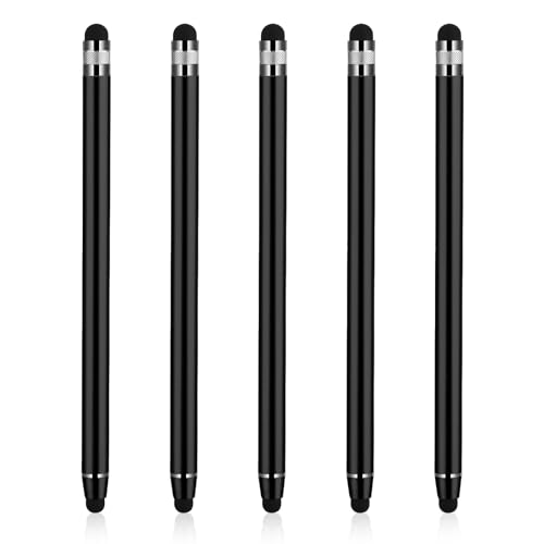 Andibro Touchscreen Stift,5 Stück 2-in-1 Universelle Eingabestifte Stylus Touch Pen Handy Stifte für Tablet Hochempfindlicher Kompatibel Alle Smartphones von Andibro