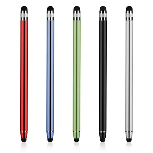 Andibro Touchscreen Stift,5 Stück 2-in-1 Universelle Eingabestifte Stylus Touch Pen Handy Stifte für Tablet Hochempfindlicher Kompatibel Alle Smartphones von Andibro