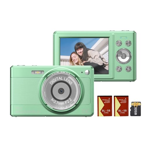 Andoer 1080P Digitalkamera,Videokamera,Camcorder, 56 MP, 2,88 Zoll IPS-Bildschirm, 8-facher Digitalzoom, AF, Autofokus, Anti-Shake, mit 32 GB Speicherkarte, 2 Akkus für Kinder Andoer 1080P Digitalkamera,Videokamera,Camcorder, 56 MP, 2,88 Zoll IPS-Bildschirm, 8-facher Digitalzoom, AF, Autofokus, Anti-Shake, mit 32 GB Speicherkarte, 2 Akkus für Kinder von Andoer