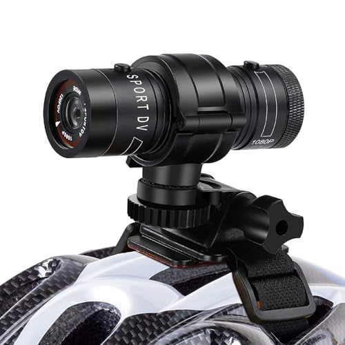 Andoer 1080P Fahrradkamera, Fahrradkamera, Helm-Actionkamera, 120°-Weitwinkelobjektiv, IP66 wasserdicht, eingebauter Akku mit 32 GB TF-Karte, Helmhalterung, Fahrradständer für Outdoor-Sport Andoer 1080P Fahrradkamera, Fahrradkamera, Helm-Actionkamera, 120°-Weitwinkelobjektiv, IP66 wasserdicht, eingebauter Akku mit 32 GB TF-Karte, Helmhalterung, Fahrradständer für Outdoor-Sport von Andoer