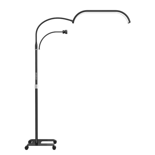 Andoer 20" Zoll Halbmond Fülllicht, LED Stehlampe 3200K-5600K dimmbar LED-Videoleuchte, Wimpern Lampe mit 1,8m Seilzug Lichtständer Telefonhalterung Fernbedienung für Schönheitssalon Make-up YouTube Andoer 20" Zoll Halbmond Fülllicht, LED Stehlampe 3200K-5600K dimmbar LED-Videoleuchte, Wimpern Lampe mit 1,8m Seilzug Lichtständer Telefonhalterung Fernbedienung für Schönheitssalon Make-up YouTube von Andoer