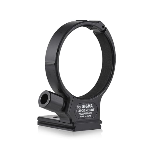 Andoer 71-mm-Stativbefestigungsring mit 60-mm-Schnellwechselplatte, 1/4 Zoll und 3/8 Zoll Gewindelöchern, kompatibel mit Sigma 70-200 mm F2.8 II APO Andoer 71-mm-Stativbefestigungsring mit 60-mm-Schnellwechselplatte, 1/4 Zoll und 3/8 Zoll Gewindelöchern, kompatibel mit Sigma 70-200 mm F2.8 II APO von Andoer