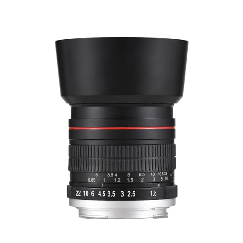 Andoer 85-mm-Kameraobjektiv mit festem Fokus, F1,8, manueller Fokus mit EF-Mount, 7 Gruppen, 10 Elemente, kompatibel mit Canon EOS Rebel T8i T7i T6 T3i T2i 4000D 2000D 1300D 850D 800D 600D 550D Andoer 85-mm-Kameraobjektiv mit festem Fokus, F1,8, manueller Fokus mit EF-Mount, 7 Gruppen, 10 Elemente, kompatibel mit Canon EOS Rebel T8i T7i T6 T3i T2i 4000D 2000D 1300D 850D 800D 600D 550D von Andoer