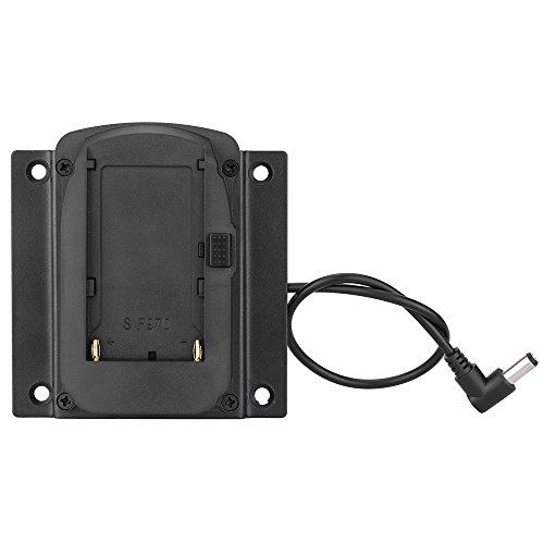 Andoer Batterie Adapter-Grundplatte für Lilliput Monitore für FEELWORLD Monitoren kompatibel für Sony NP-F970 F550 F770 F970 F960 F750 Akku von Andoer