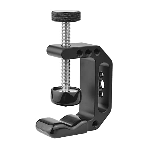 Andoer C Klemme Kamerahalterung, Universal Klemmstativ Tischklemme Stativ Legierung Multiklemme mit 1/4" - 3/8" Schraublöchern für Videomonitor Blitz Speedlite Mikrofon von Andoer