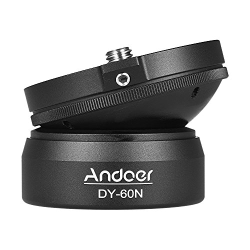 Andoer DY-60N Stativ Nivellierbasis Leveling Base gleich Anpassung Teller Aluminiumlegierung mit Bubble Level Tasche für Canon Nikon Sony DSLR Kamera Andoer DY-60N Stativ Nivellierbasis Leveling Base gleich Anpassung Teller Aluminiumlegierung mit Bubble Level Tasche für Canon Nikon Sony DSLR Kamera von Andoer