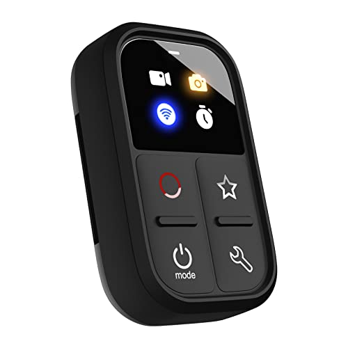 Andoer Drahtlose Smart-Fernbedienung, Ersatz für GoPro Hero 10/9/8/Max, LED, bunter Bildschirm, eingebauter Akku, 50 m Reichweite, mit Stick-Halterung, Handschlaufe, USB-Ladekabel Andoer Drahtlose Smart-Fernbedienung, Ersatz für GoPro Hero 10/9/8/Max, LED, bunter Bildschirm, eingebauter Akku, 50 m Reichweite, mit Stick-Halterung, Handschlaufe, USB-Ladekabel von Andoer