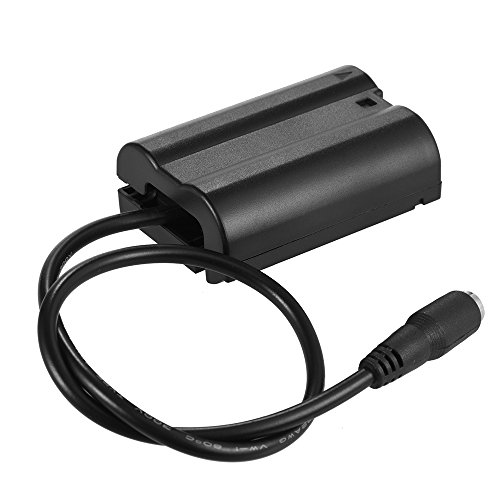 Andoer EN-EL15 Voll Decocded Dummy-Akku DC-Koppler Anschluss für Nikon D7200 D500 D810 D750 D7100 D7000 D800E D800 D610 D600 DSLR-Kamera von Andoer