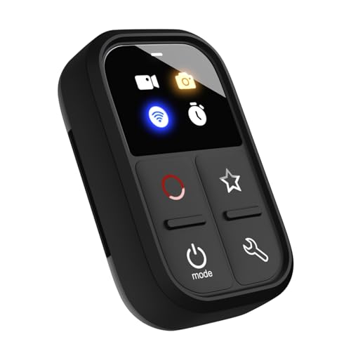 Andoer Kabellose Fernbedienung für GoPro Hero 13/12/11/10/9/8/Max, Drahtlose Smart Remote als Ersatz LED bunter Bildschirm Eingebauter Akku 50 m Steuerreichweite mit Handschlaufe zur USB-Ladekabel Andoer Kabellose Fernbedienung für GoPro Hero 13/12/11/10/9/8/Max, Drahtlose Smart Remote als Ersatz LED bunter Bildschirm Eingebauter Akku 50 m Steuerreichweite mit Handschlaufe zur USB-Ladekabel von Andoer