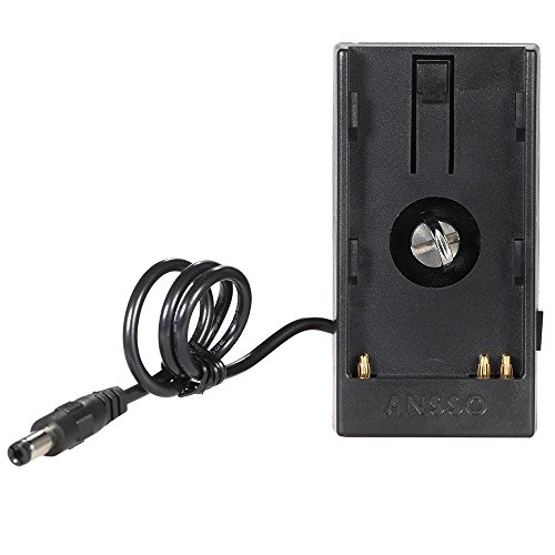 Andoer Kameraplatte Batterie Plate Adapter für Sony BP-U60 BP-U30 DV Akku Mount Power für BlackMagic BMCC 4K BMPCC Kamera Netzteil von Andoer